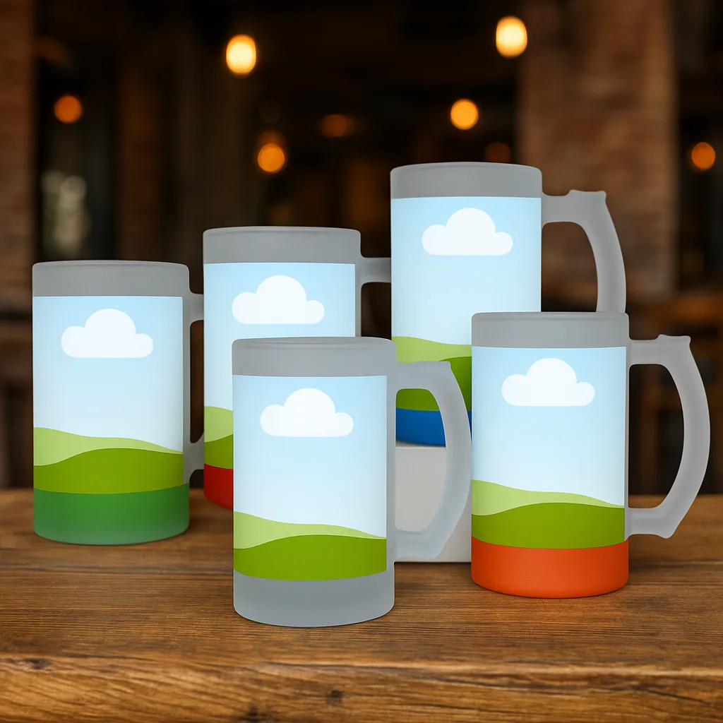 Frosted Beer Mug | Custom Printed