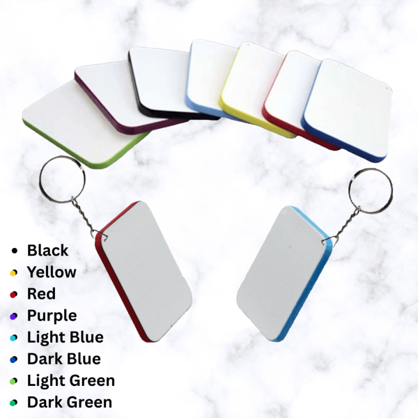Alternative view of Polymer Keyring/Bag Tag