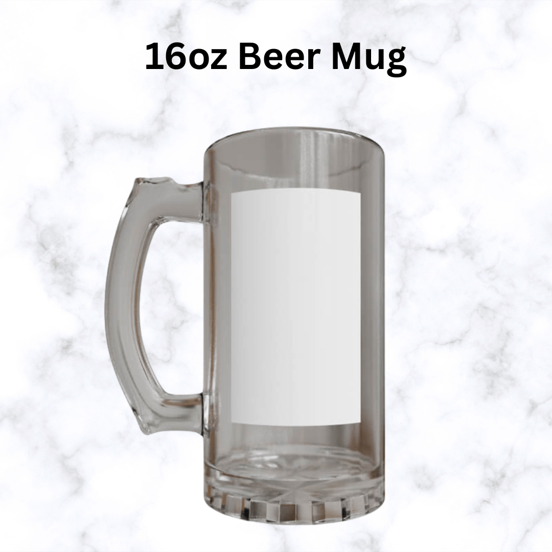 Alternative view of Clear Glass Beer Mug | Custom Printed