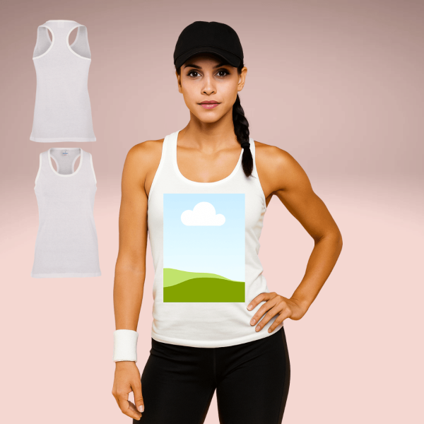 Womenโs Racerback | Custom Printed