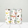 Boho Dinosaur 20oz Skinny Tumbler