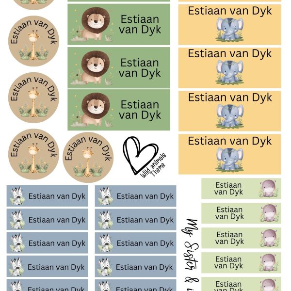 Wild Animals Theme