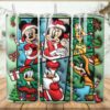 Mickey Mouse Santa Skinny Tumbler