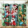 Mickey Mouse Santa Skinny Tumbler