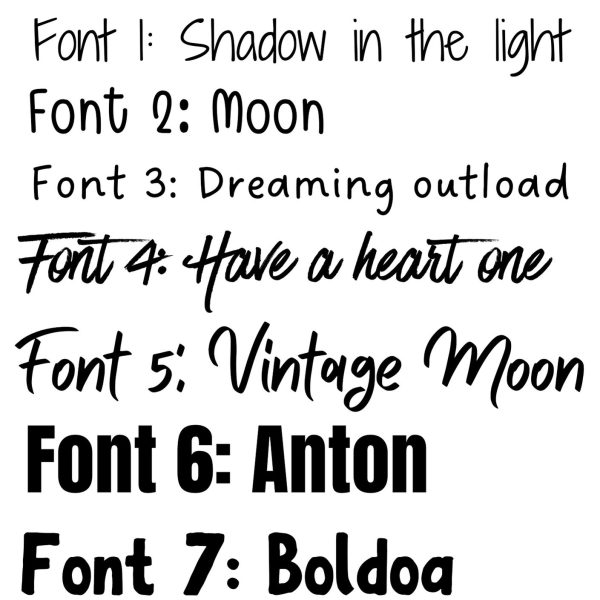 Font Examples