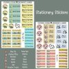 Stationery Sticker Packs