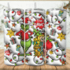 Grinch Christmas Skinny Tumbler