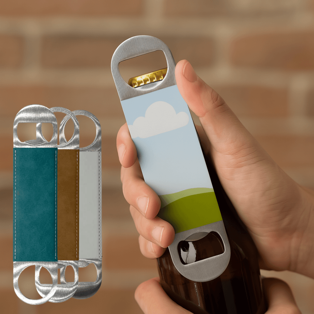 PU Leather Bar Butler Bottle Opener