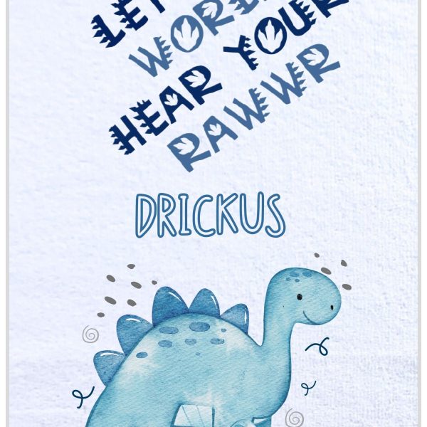 Alternative view of Dino Roar Burp Cloth Set