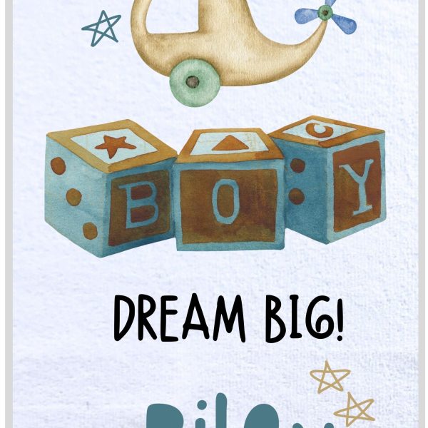 Alternative view of Dream Big Riley Burp Cloth Set