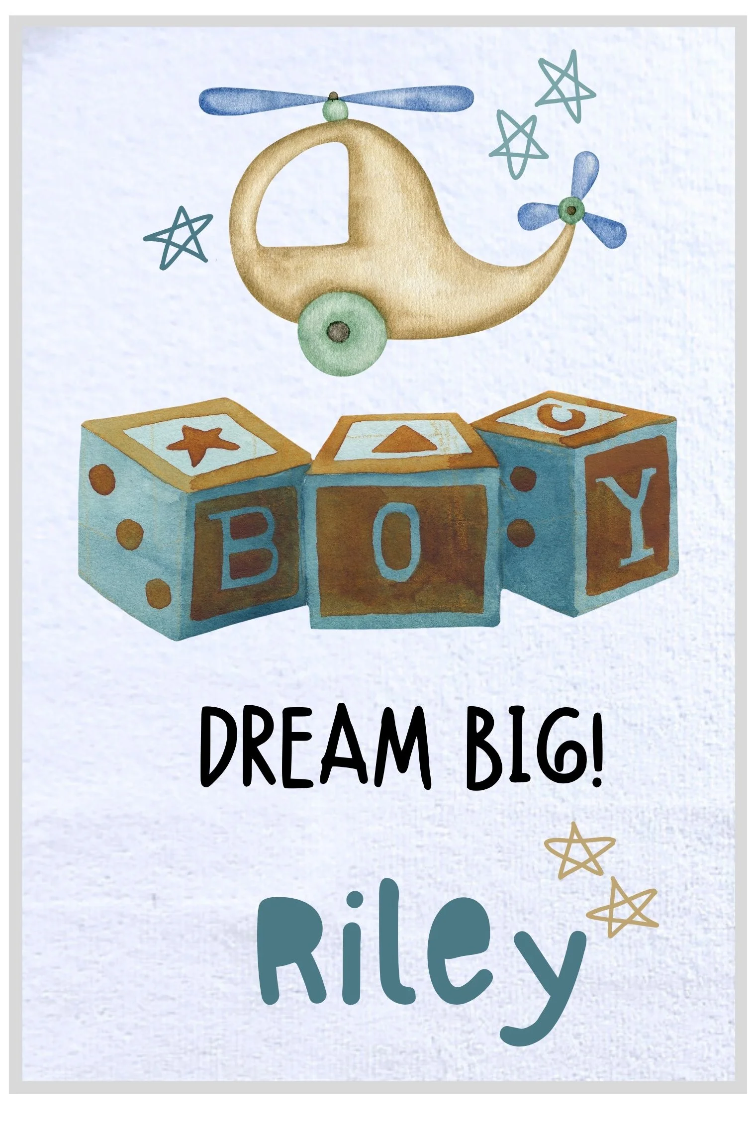 Alternative view of Dream Big Riley Burp Cloth Set