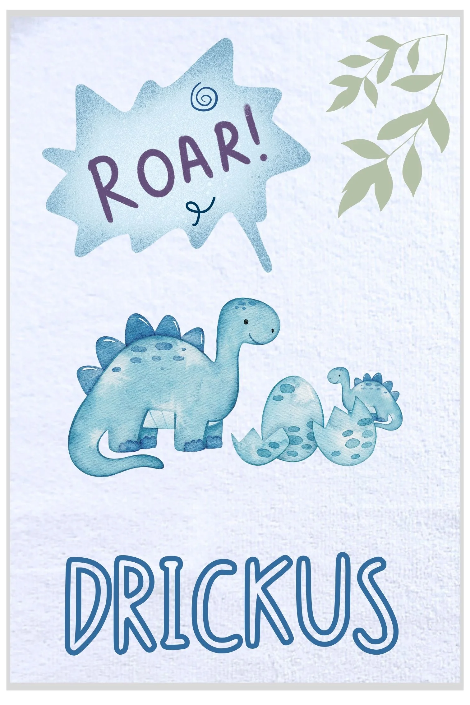 Dino Roar Burp Cloth Set - Image 3
