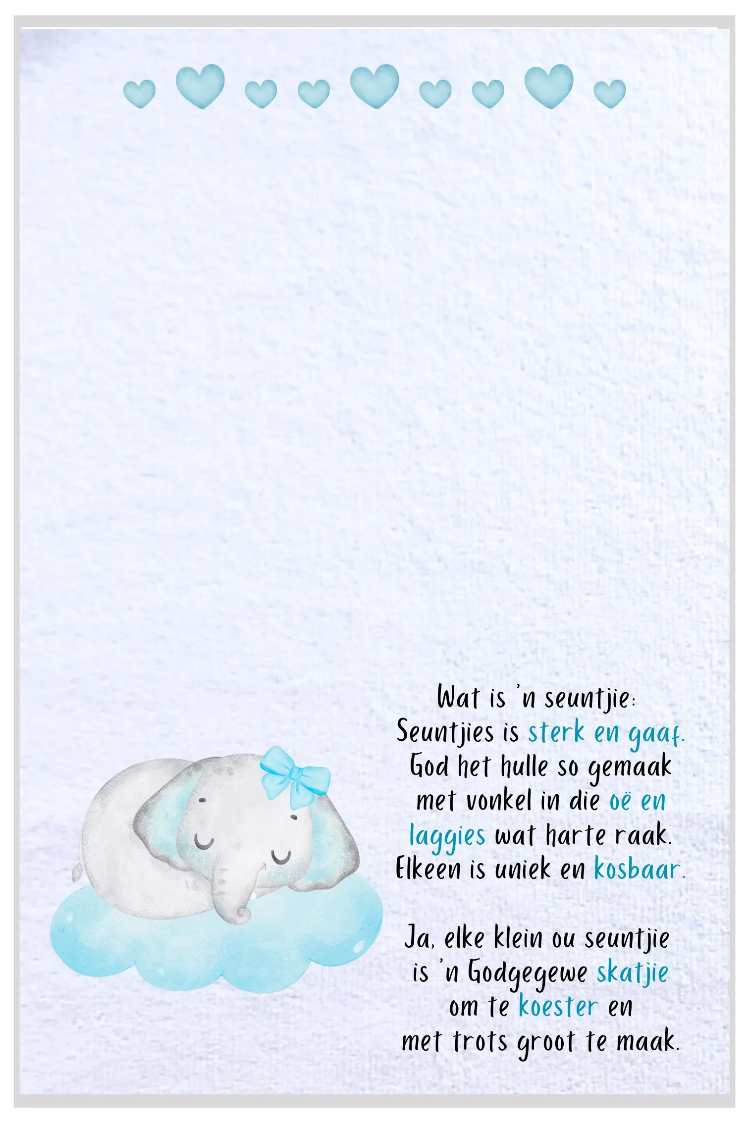 Baby Elephant Burp Cloth Set - Image 7