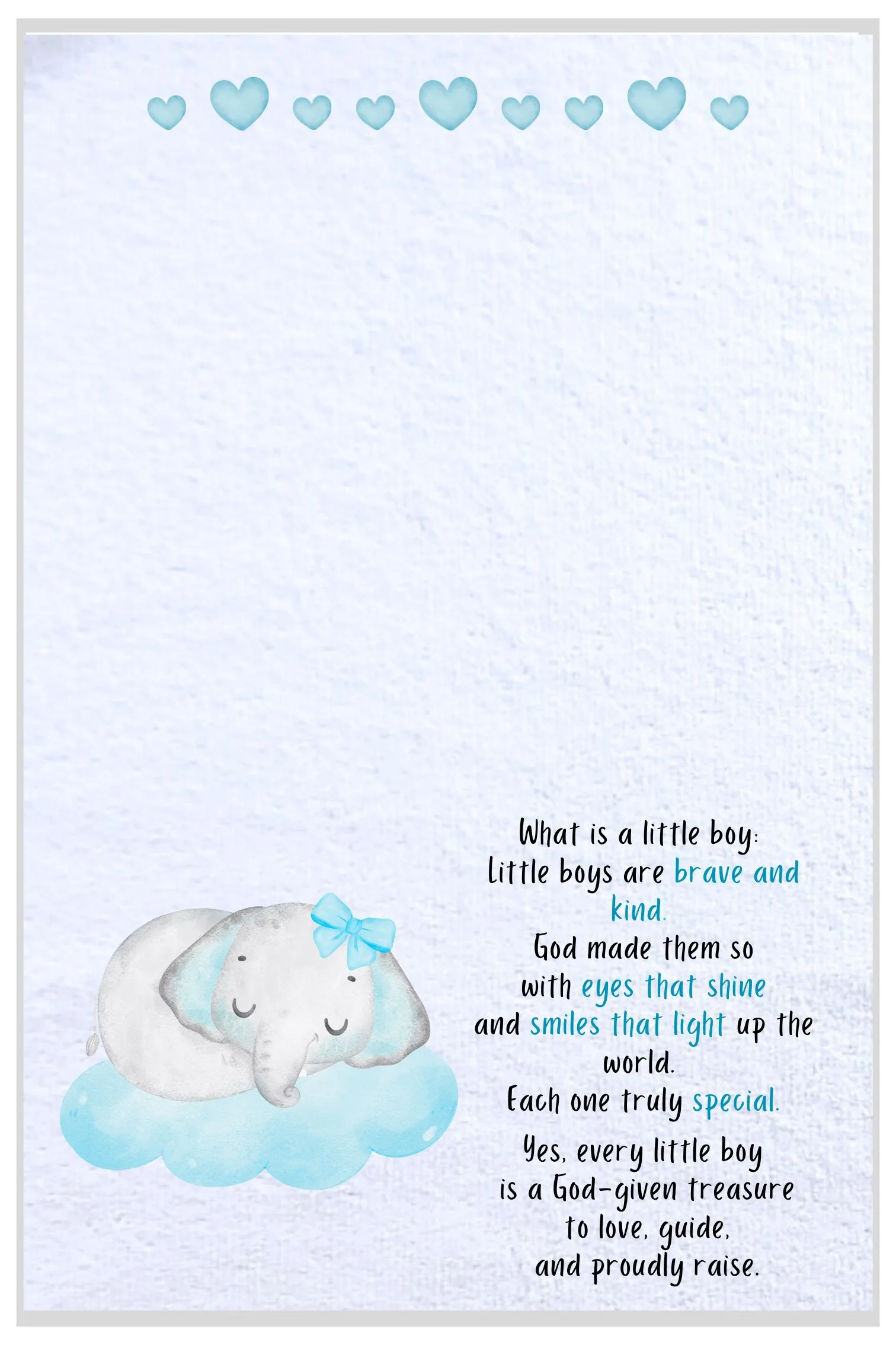 Baby Elephant Burp Cloth Set - Image 8