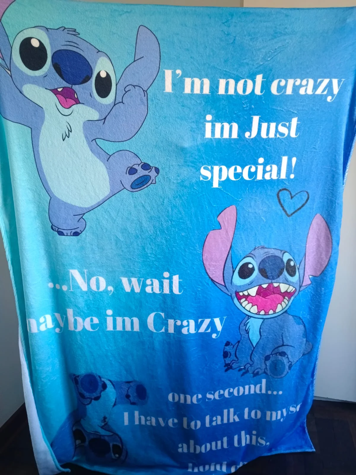 White Full Print Fleece Blanket
