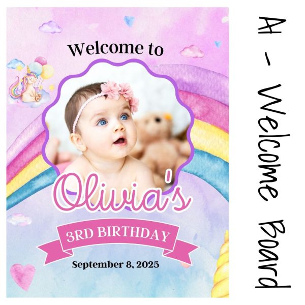 Welcome Board A1 Size