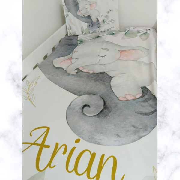 Baby Cot duvet Inner and Flat pillowcase