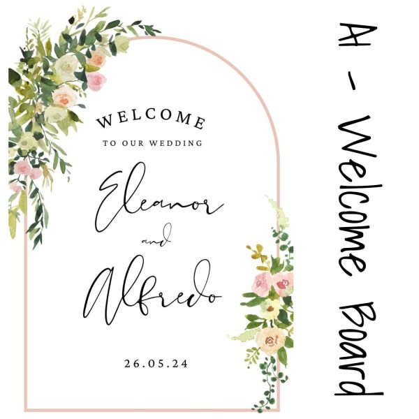 Welcome board