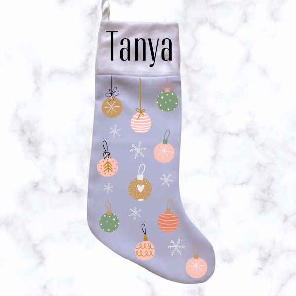 Boho Pattern Christmas Stocking
