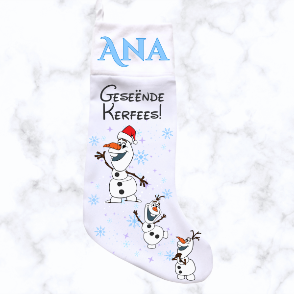 Frozen Olaf Christmas Stocking Afr