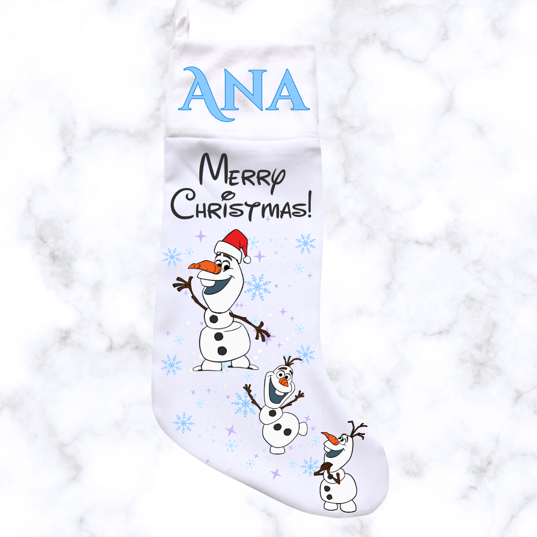Frozen Olaf Christmas Stocking Eng