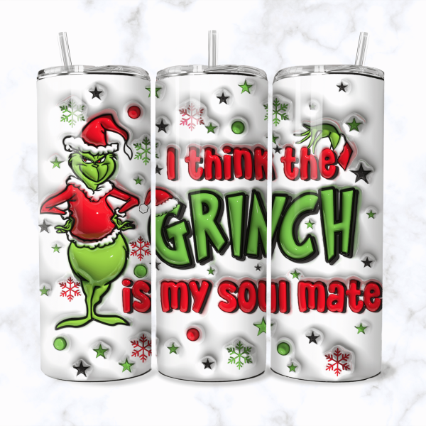 Grinch Soul Mate Tumbler