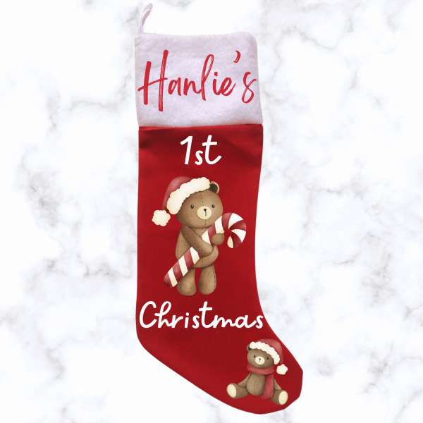 My 1st Christmas Bear Eng - Red