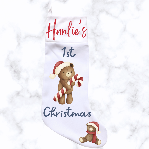 My 1st Christmas Bear Eng - Red