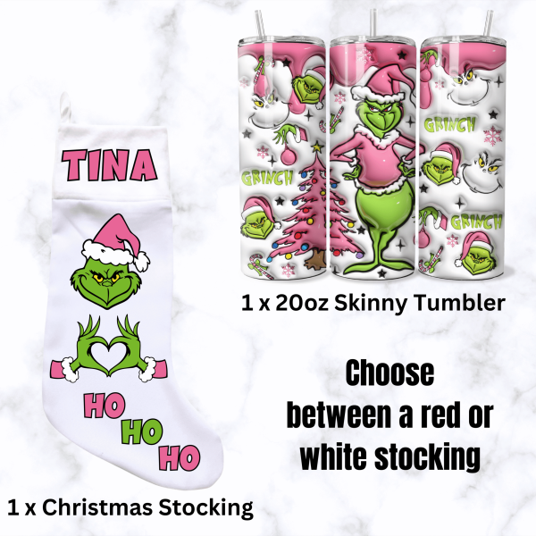 Pink Grinch Christmas Combo