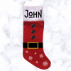 Santa Suit Christmas Stocking