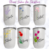 Gin Tumbler Wild Flower Name