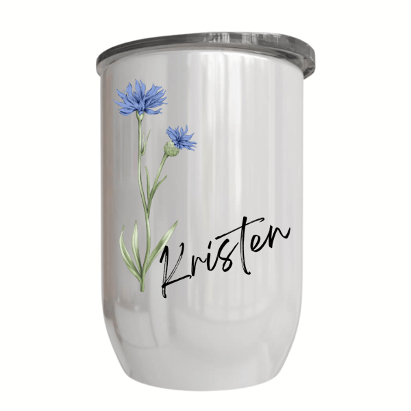 Gin Tumbler Wild Flower Name