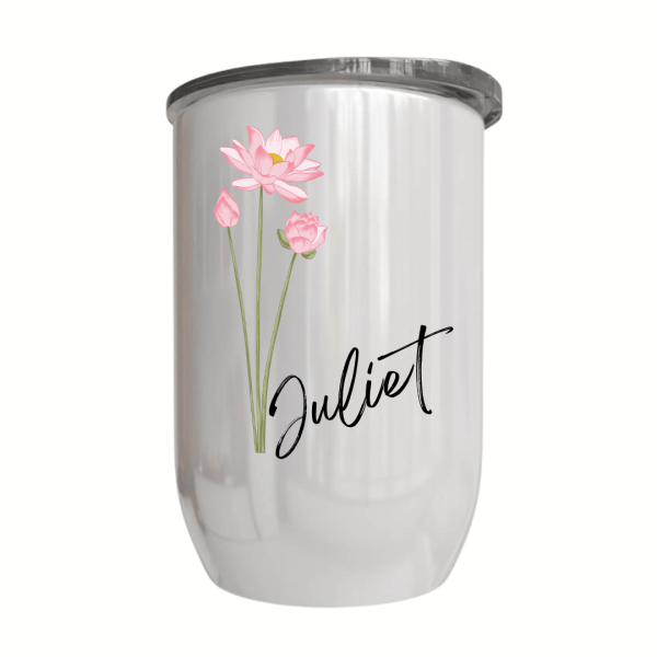 Gin Tumbler Wild Flower Name