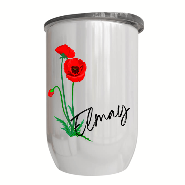 Gin Tumbler Wild Flower Name