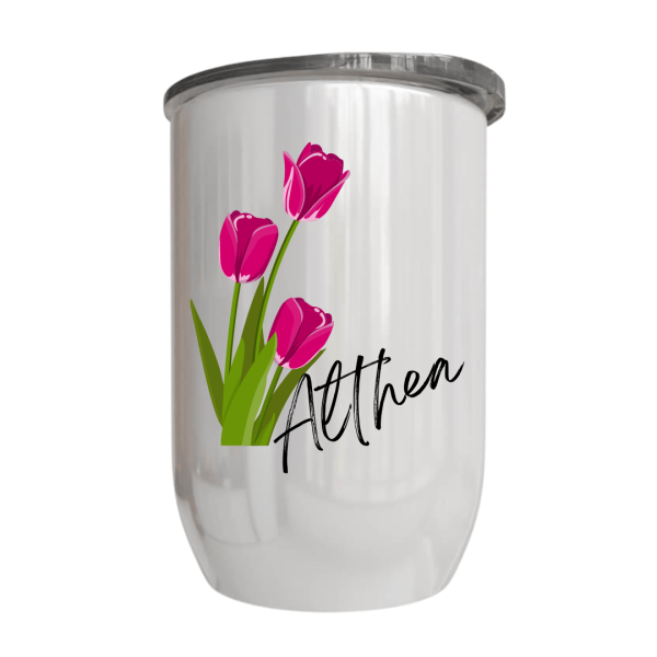 Gin Tumbler Wild Flower Name