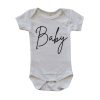 Short Sleeve onesie with Baby text