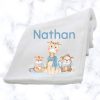 Wild Animals Fluffy Fleece for boys