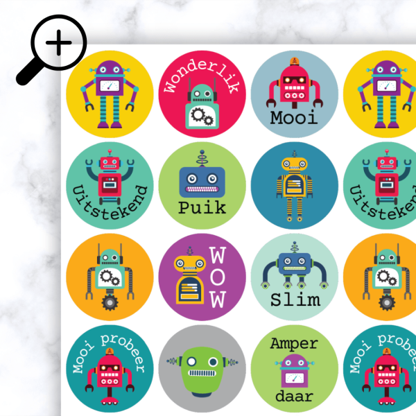 Robot Plakkers Zoomed In