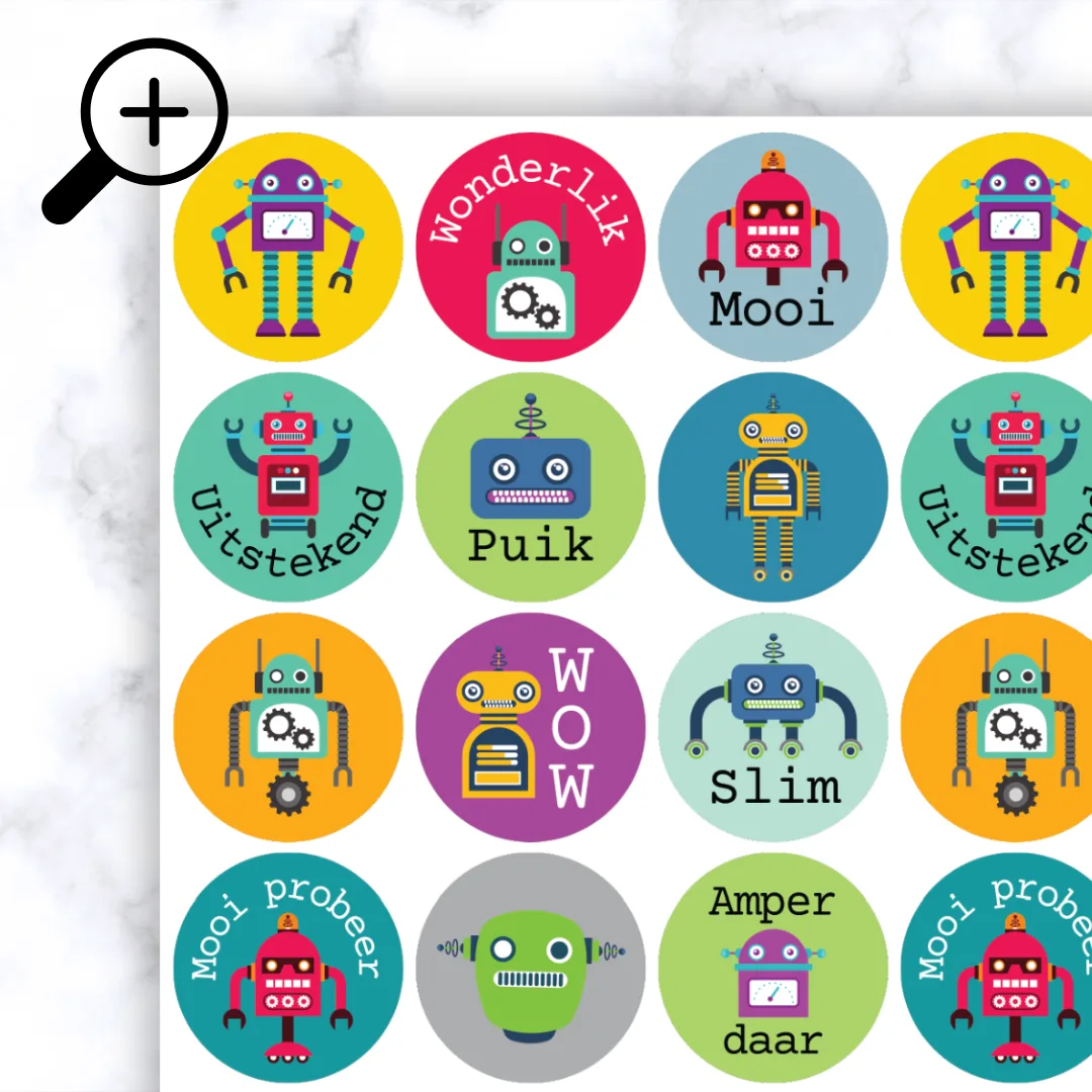 Robot Plakkers Zoomed In