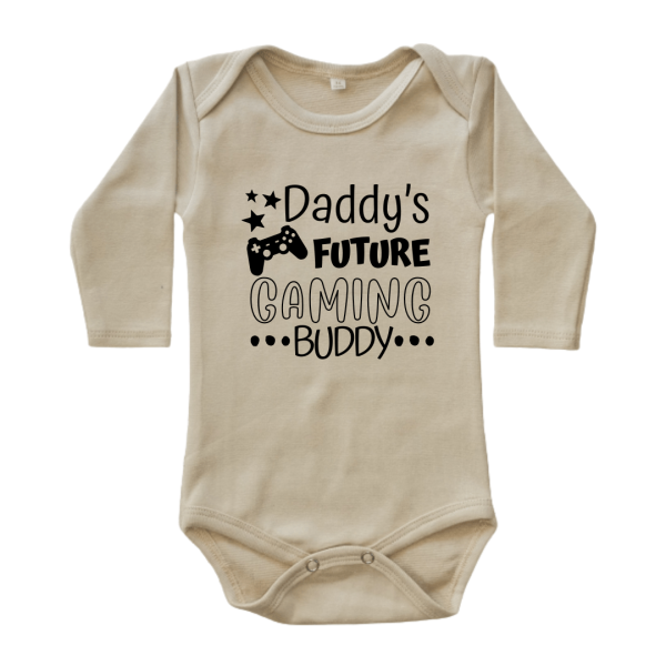 Daddy's Future Gaming Buddy | Custom Printed Cotton Onesie