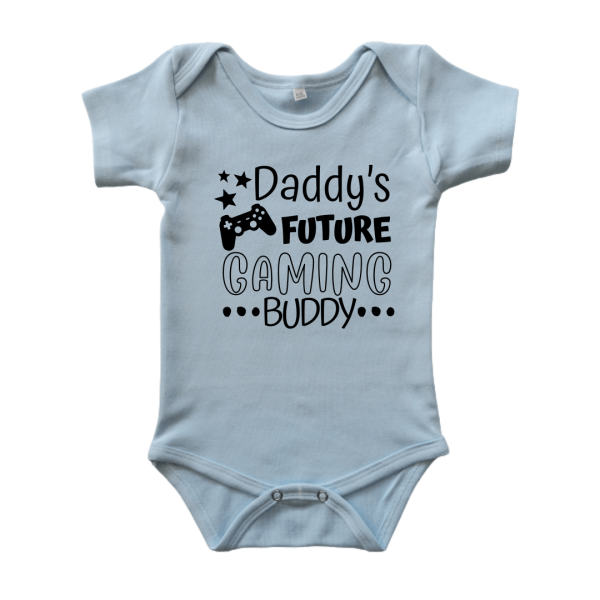 Daddy's Future Gaming Buddy | Custom Printed Cotton Onesie
