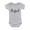 Baby Onesie ‘Perfect’ Print – Custom Printed Cotton Onesie
