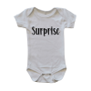 Baby Onesie ‘Surprise’ Print – Custom Printed Cotton Onesie