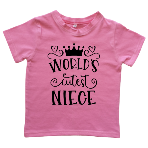 World's Cutest Niece | Custom Printed Kids T-shirt