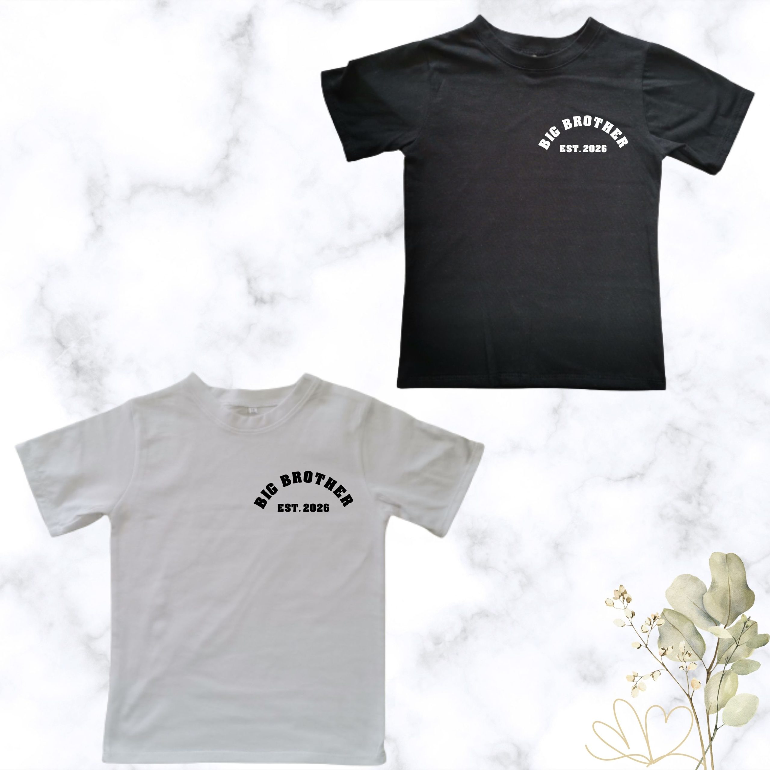 Big Bother Est. Logo | Custom Printed Kids T-shirt