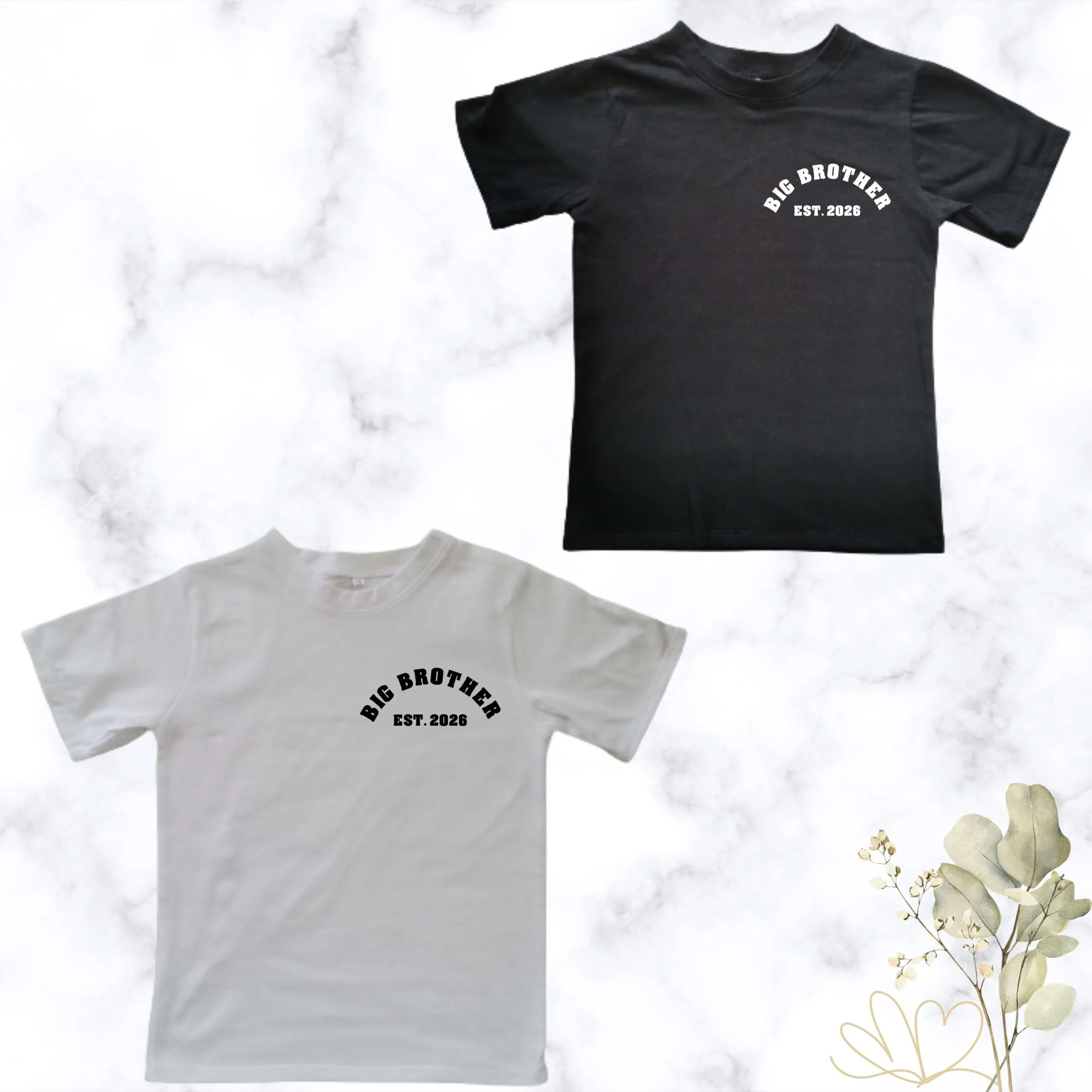 Big Bother Est. Logo | Custom Printed Kids T-shirt