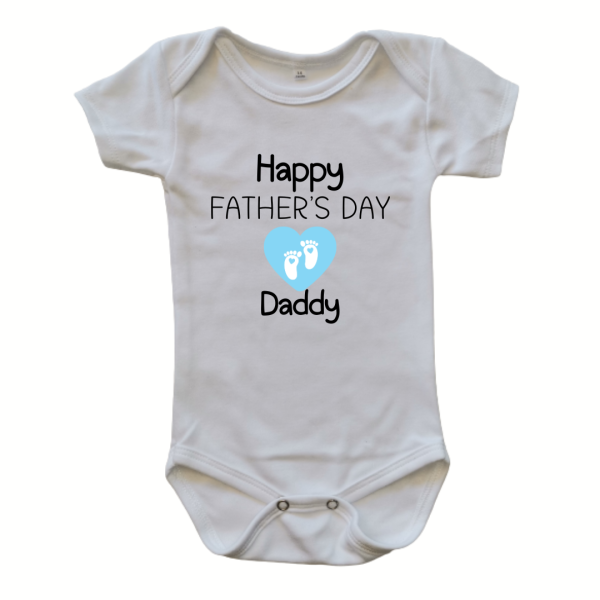 Father's Day Baby Feet | Custom Printed Onesie