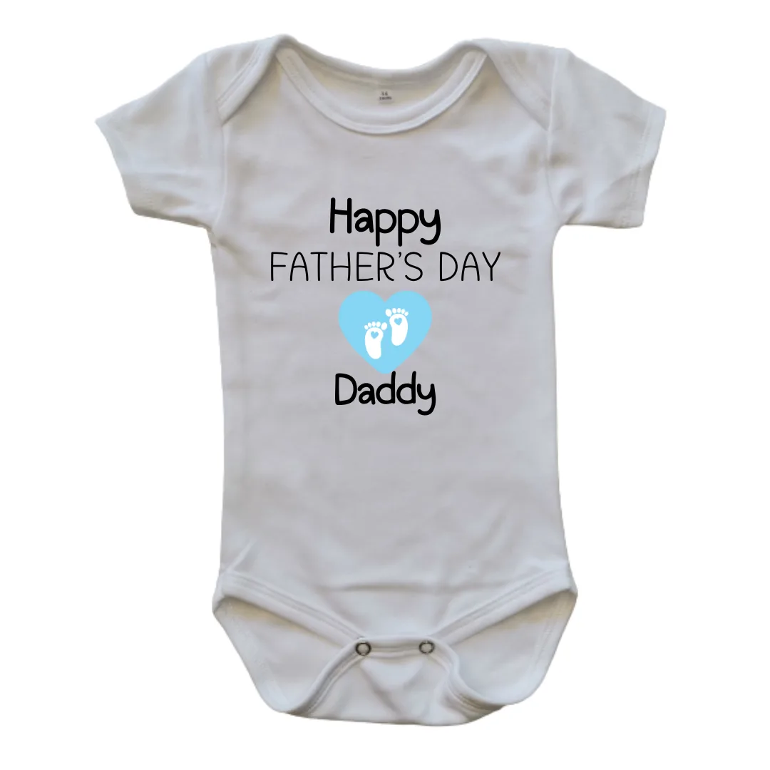 Father's Day Baby Feet | Custom Printed Onesie