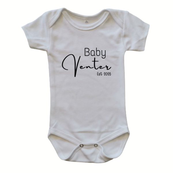 Established Personalized Printed Onesie