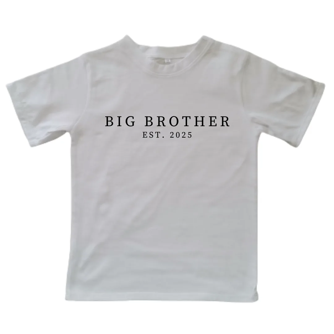 Big Brother Est. | Custom Printed Kids T-shirt